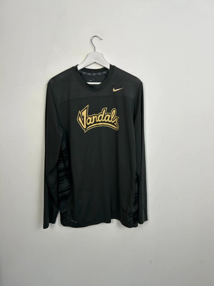 Maillot Manche Longue Nike Dri-FIT Gris Homme XL | Très Bon État | Confort & Performance | TN96