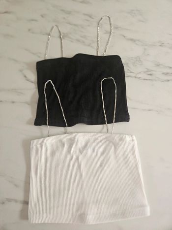 Bershka lot de 2 brassières strass taille XS