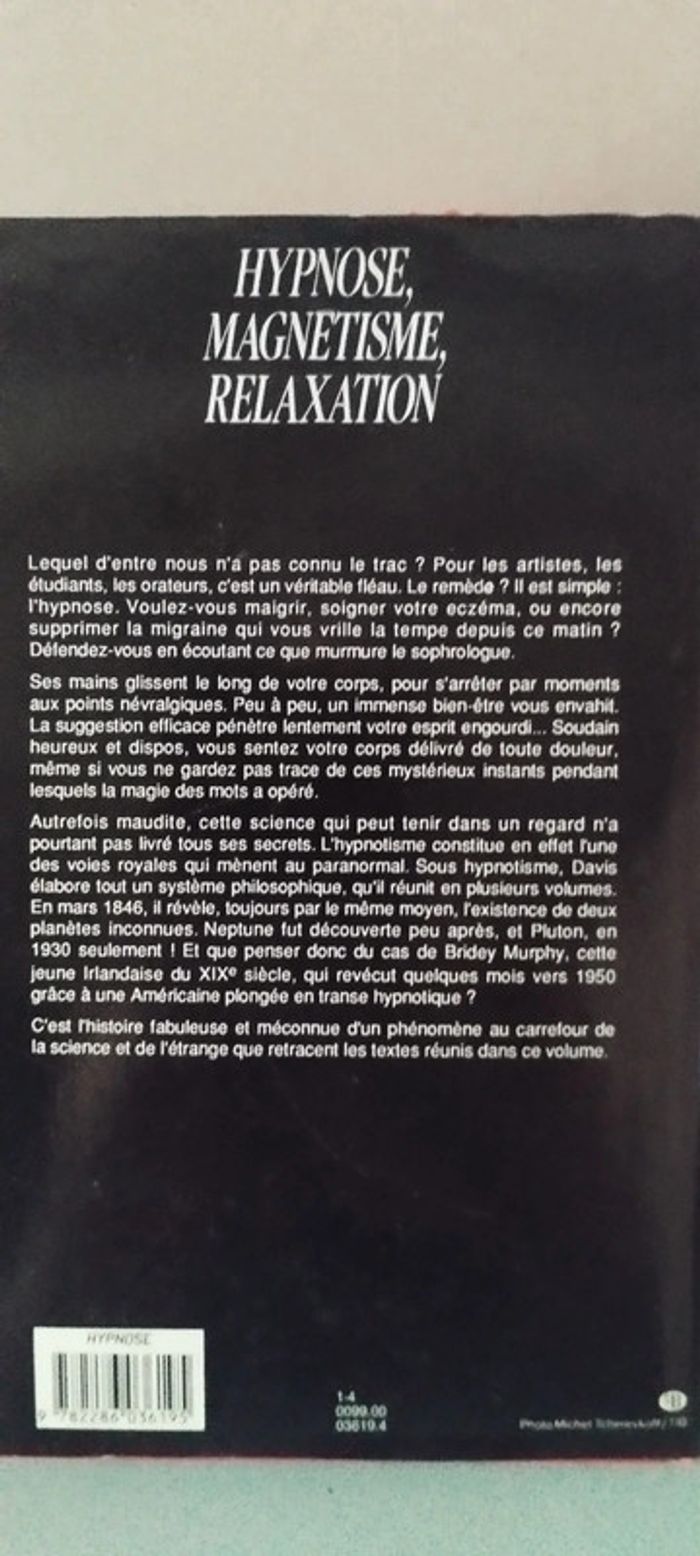 Hypnose, magnétisme, relaxation. - photo numéro 2