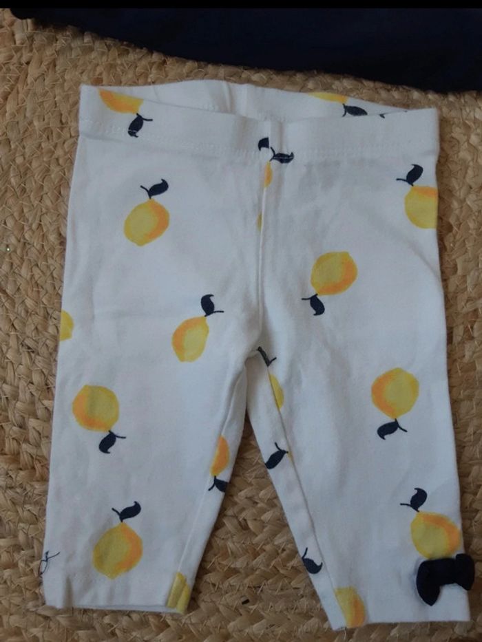 Ensemble haut sans manches et legging Baby Club 62 cm - photo numéro 3