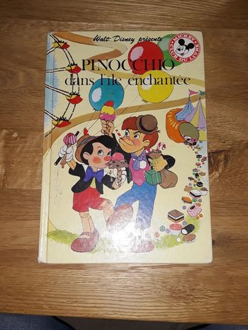 Livre Pinnocchio dans l'île enchantée