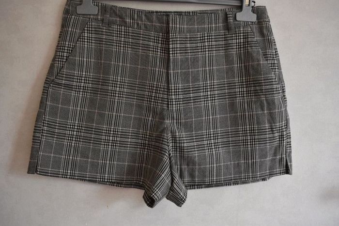 Short à carreaux
