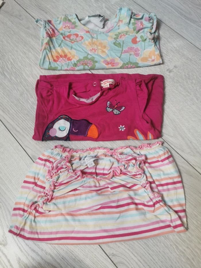 Lot 3 hauts été 6 mois - photo numéro 2