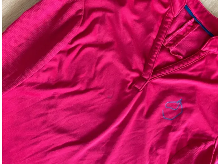 Polo Fouganza – Rose Fuchsia / Rouge – Taille S - photo numéro 4