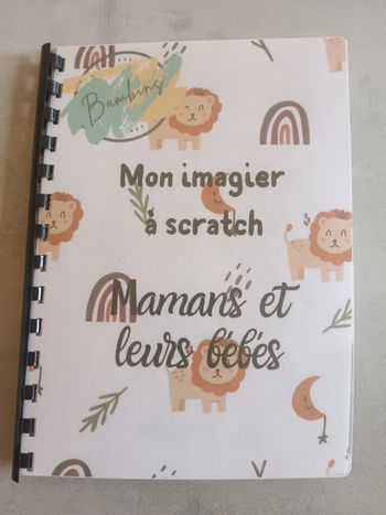 Imagier à scratch animaux