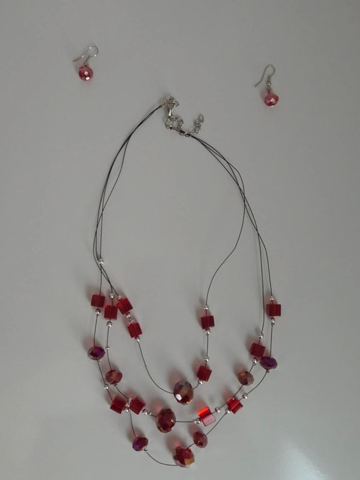 Ensemble collier / boucle d'oreilles
