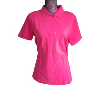 Polo rose femme