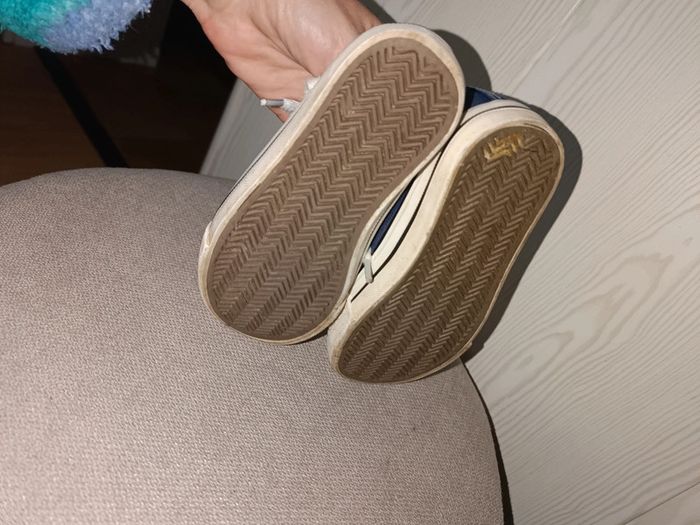 Basket en toile bleu marine - photo numéro 4