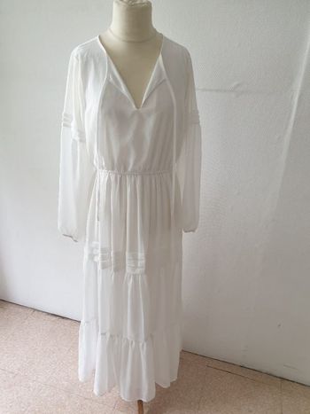 Robe blanche shein