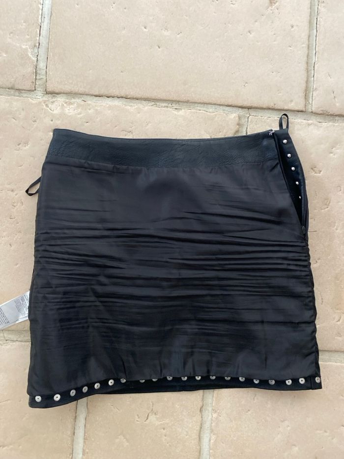Jupe Cuir synthétique Morgan très peu portée - photo numéro 6
