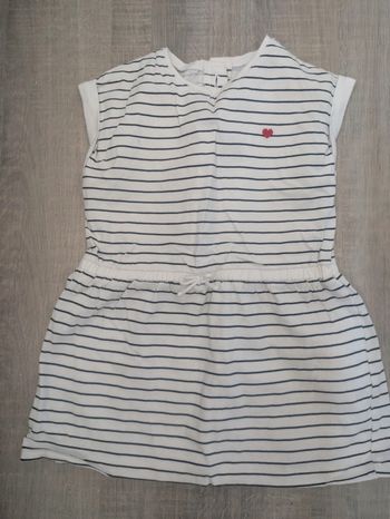 Robe marinière fille 24 mois