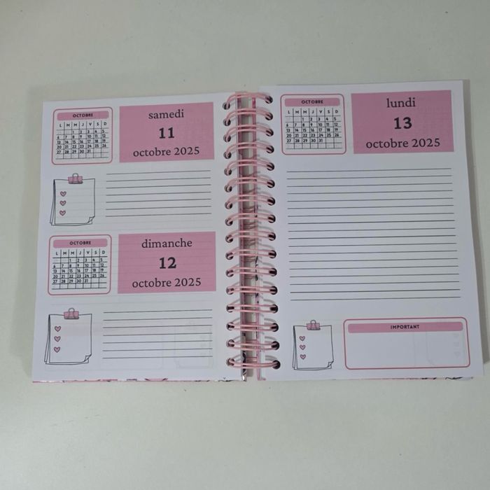agenda labubu rose - photo numéro 3