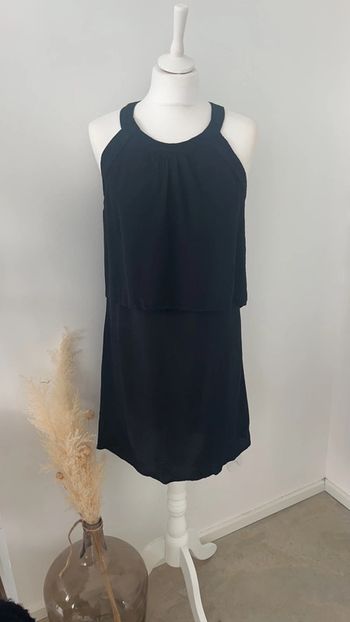 Robe noire camaïeu S