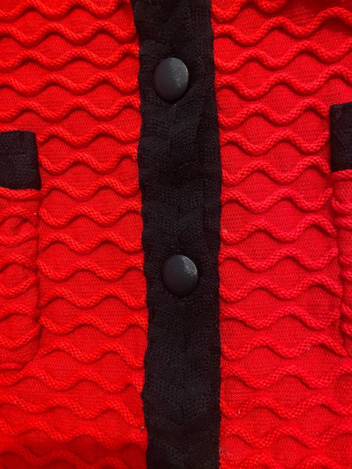 Veste en laine rouge Stizzoli taille 50 IT (46 FR) - photo numéro 4