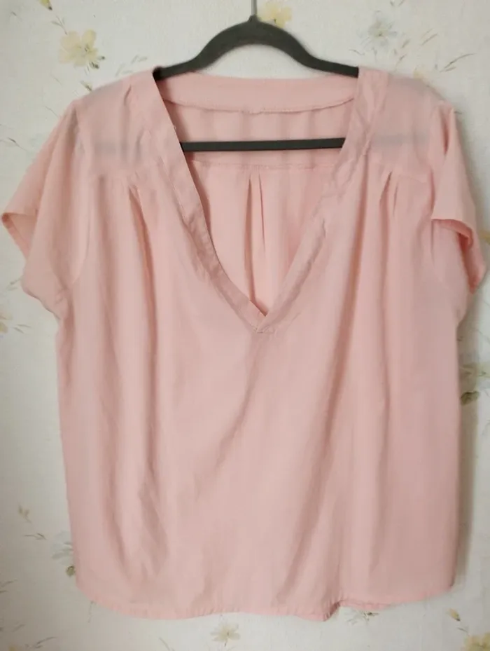 Blouse rose taille 50 52 - photo numéro 2