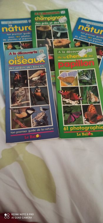 Lot de 5 livres a la decouverte