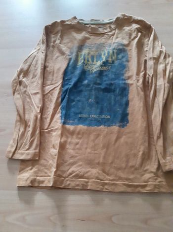 T shirt garçon manches longues