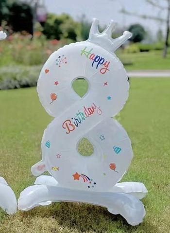 Numéro 8 gonflable #anniversaire#Neuf