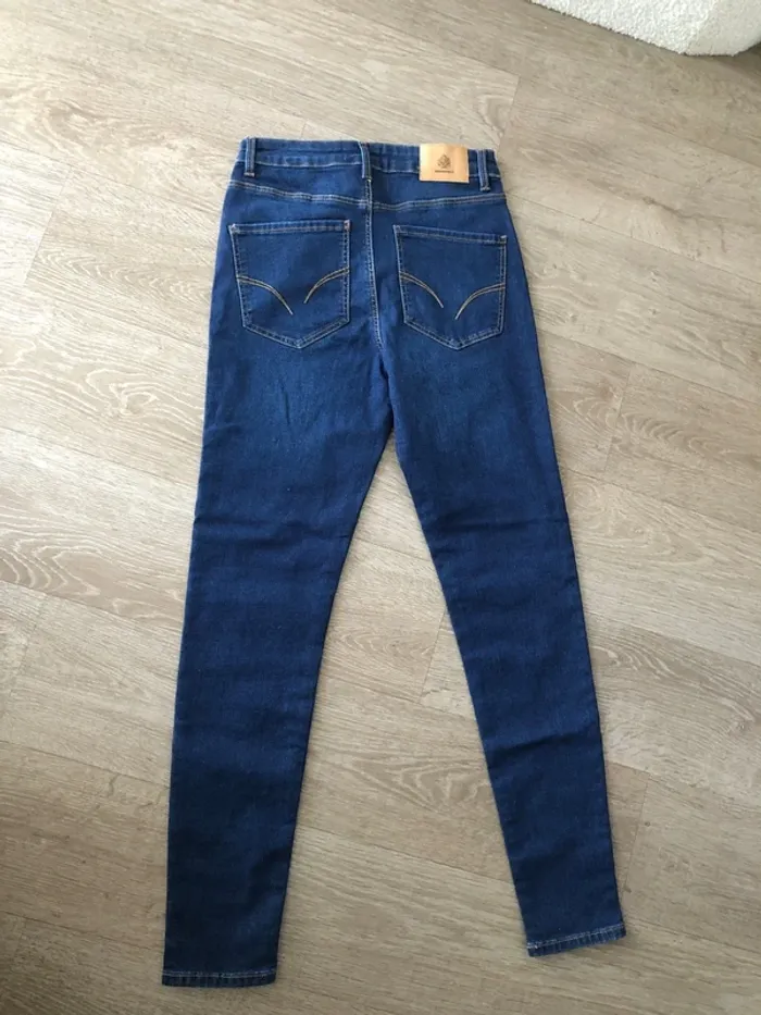 Jeans skinny springfield taille 38 neuf étiquette - photo numéro 3