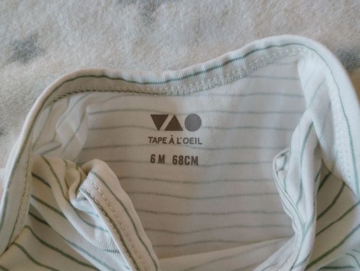 Lot de 5 bodies fin ML - Theme Dino - TAO - photo numéro 4