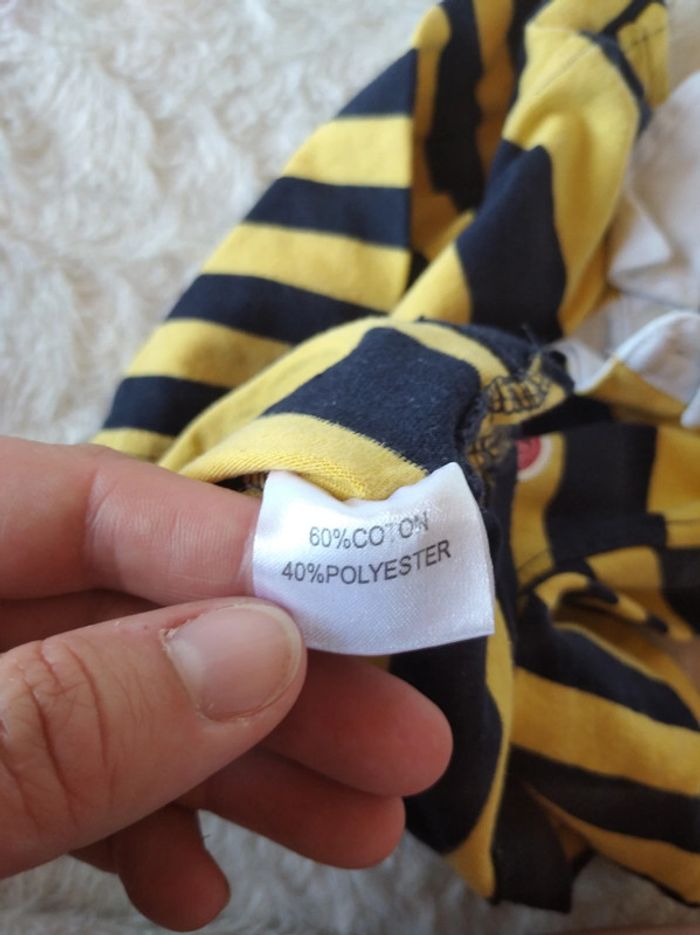 Polo tee shirt manches longues Garçon 6 mois Lapin Baseball - photo numéro 7