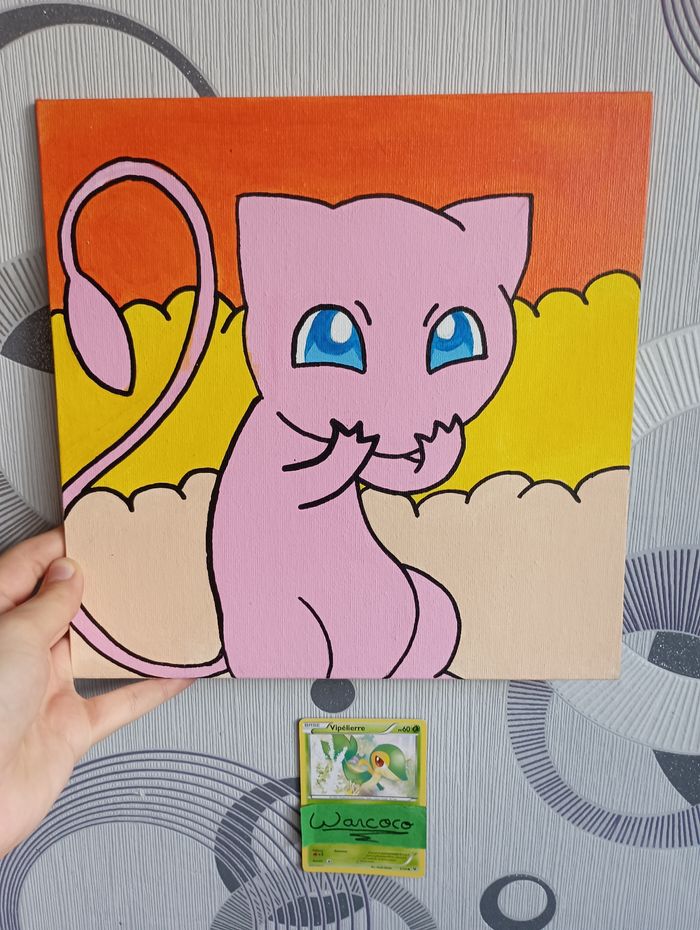 Tableau fait main Pokémon - photo numéro 4