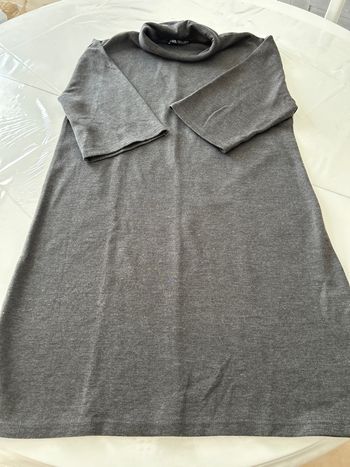 Robe grise Zara 