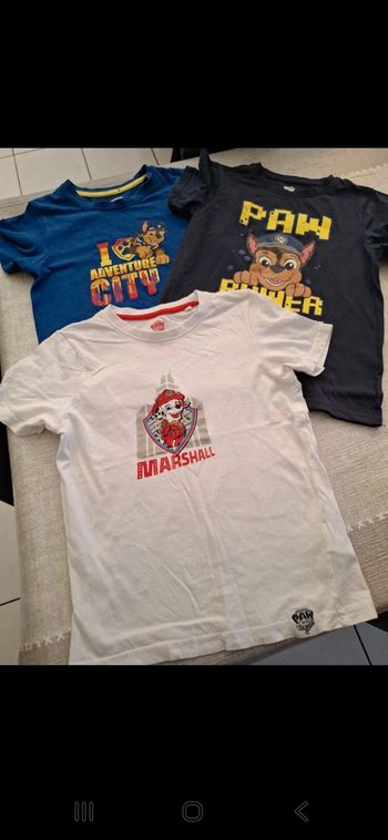 Lot 3 Tee-shirt pat patrouille
