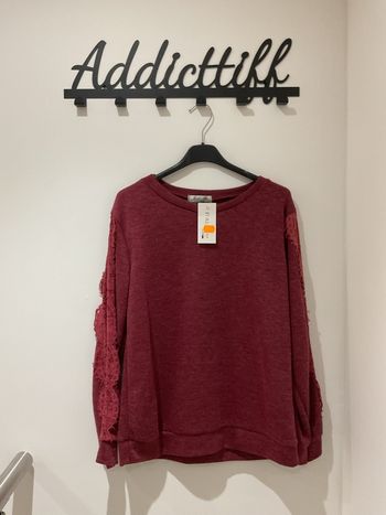 Pull dentelle femme taille unique (38-42)- neuf avec étiquette 