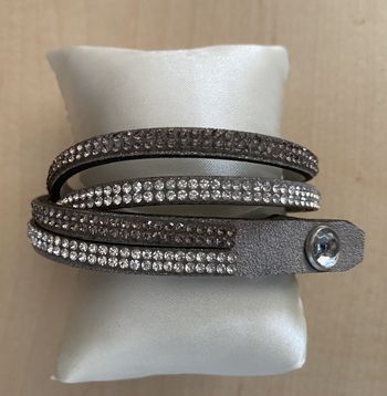 Bracelet 2 tours avec strass