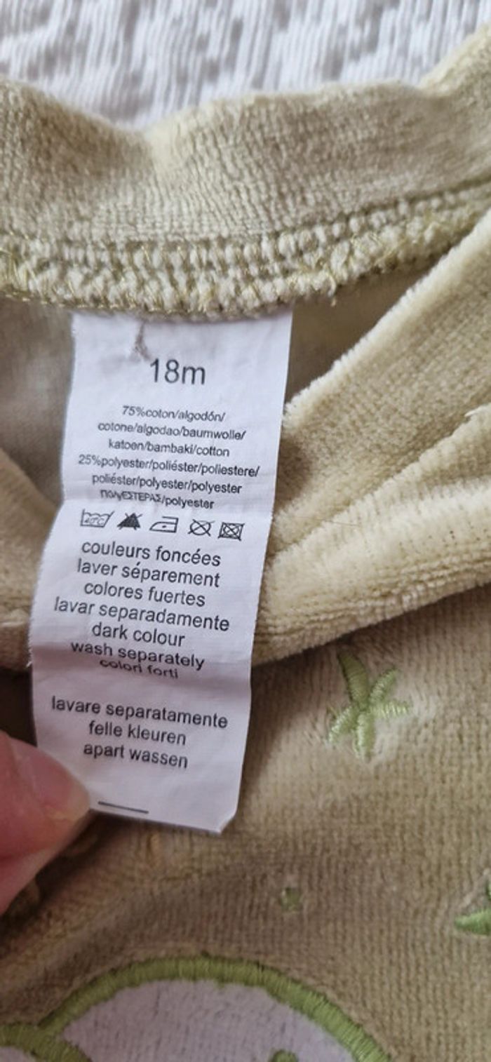 Pull velours mixte 18 mois - photo numéro 2