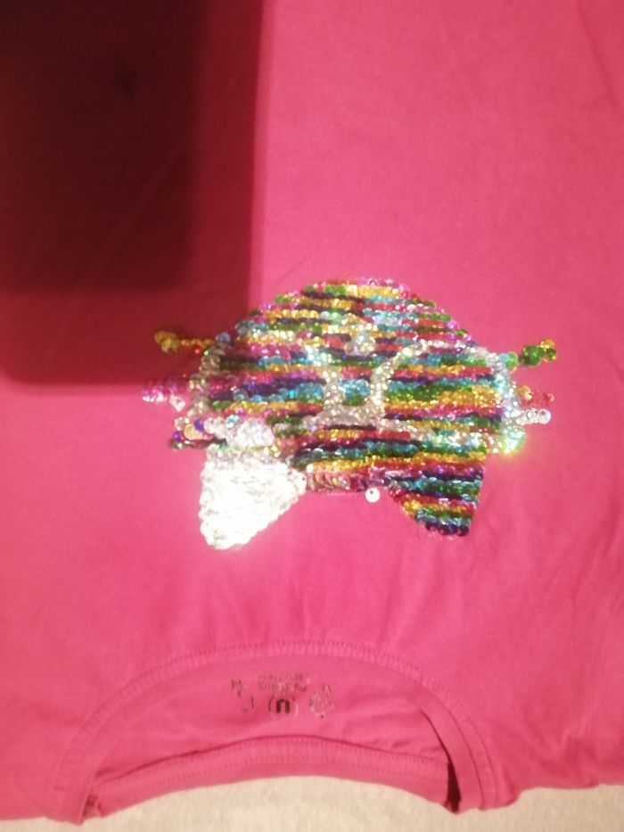 Lot 4 t-shirt fille manches courtes - photo numéro 5