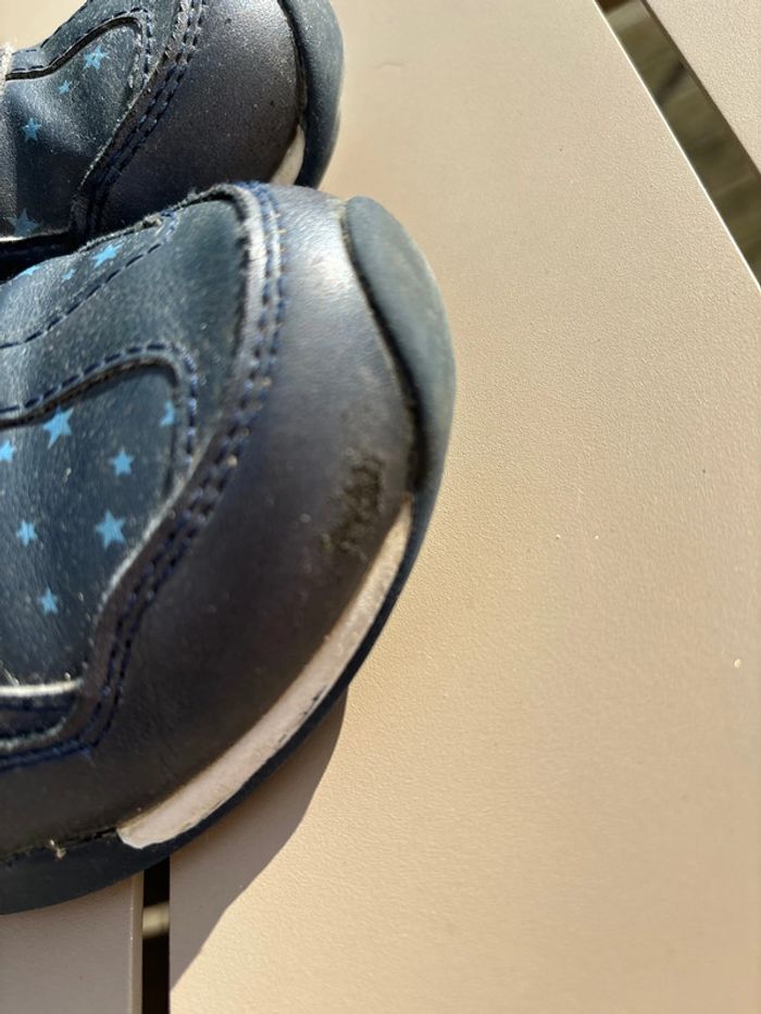 Baskets geox 32 bleu et rose - photo numéro 4