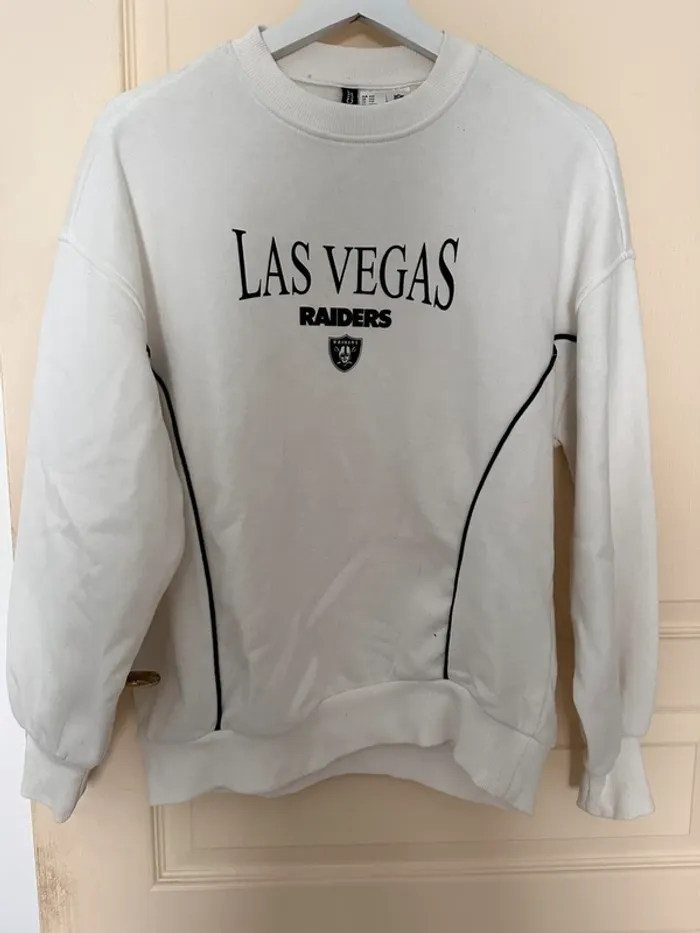 Sweat blanc H&M