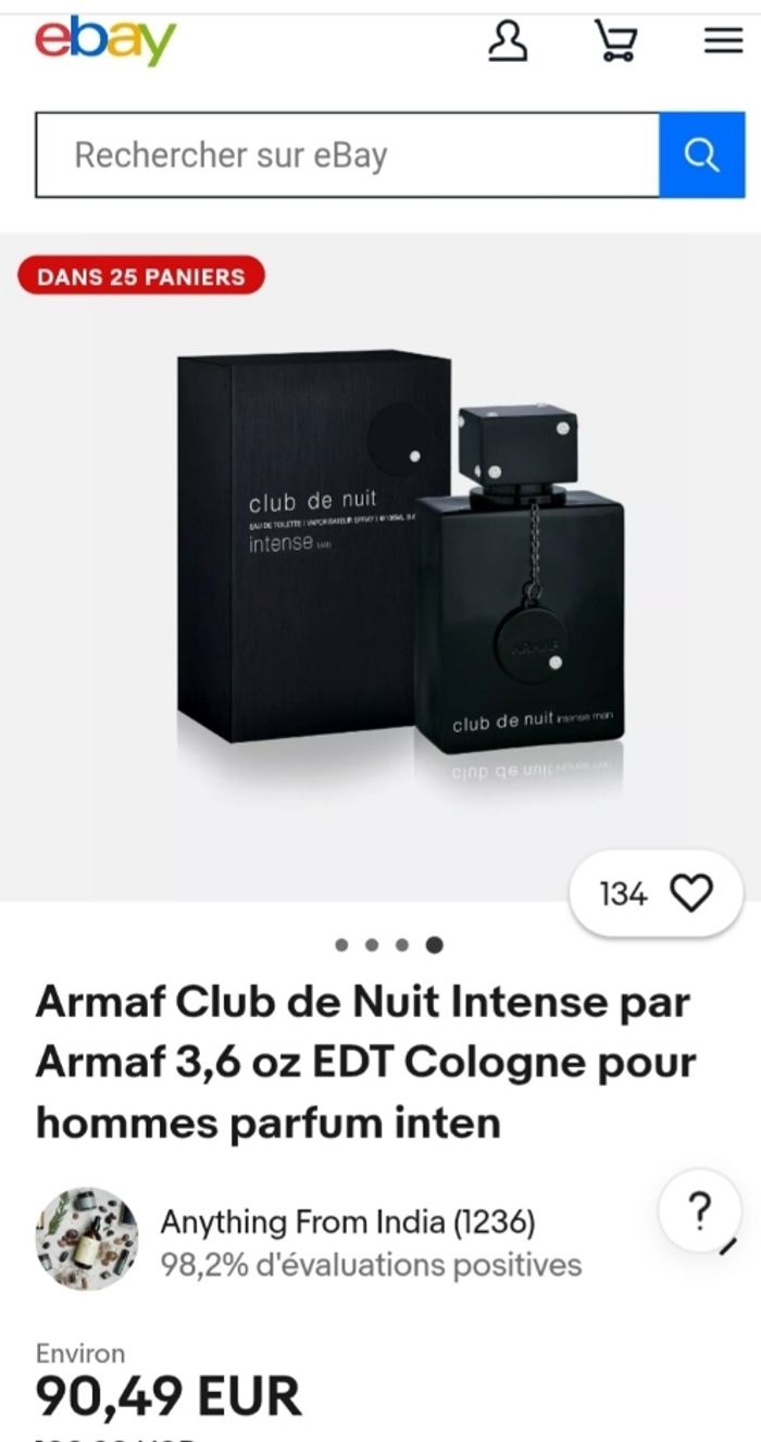 Parfum  neuf jamais ouverte - photo numéro 3