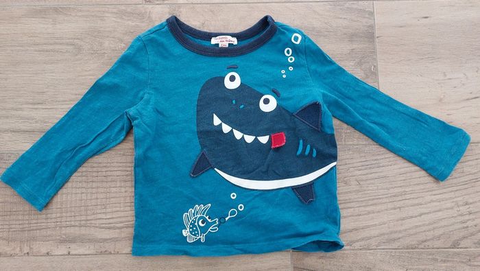 Tee-shirt garçon manches longues 24 mois du pareil au même