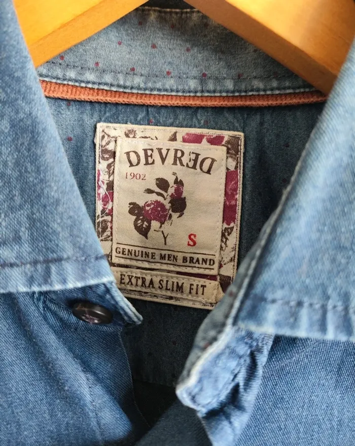 Chemise Devred taille S extra slim fit Bleu - photo numéro 2