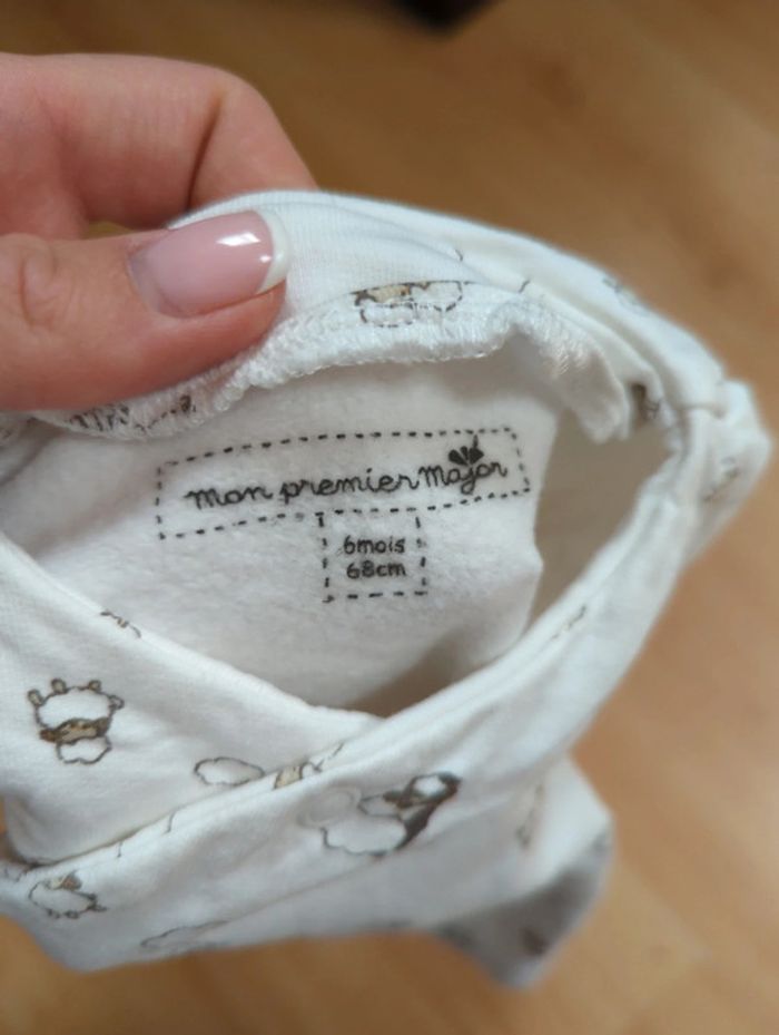 Lot de 2 magnifiques ensemble bébé garçon 68 cm Mon premier major - photo numéro 4