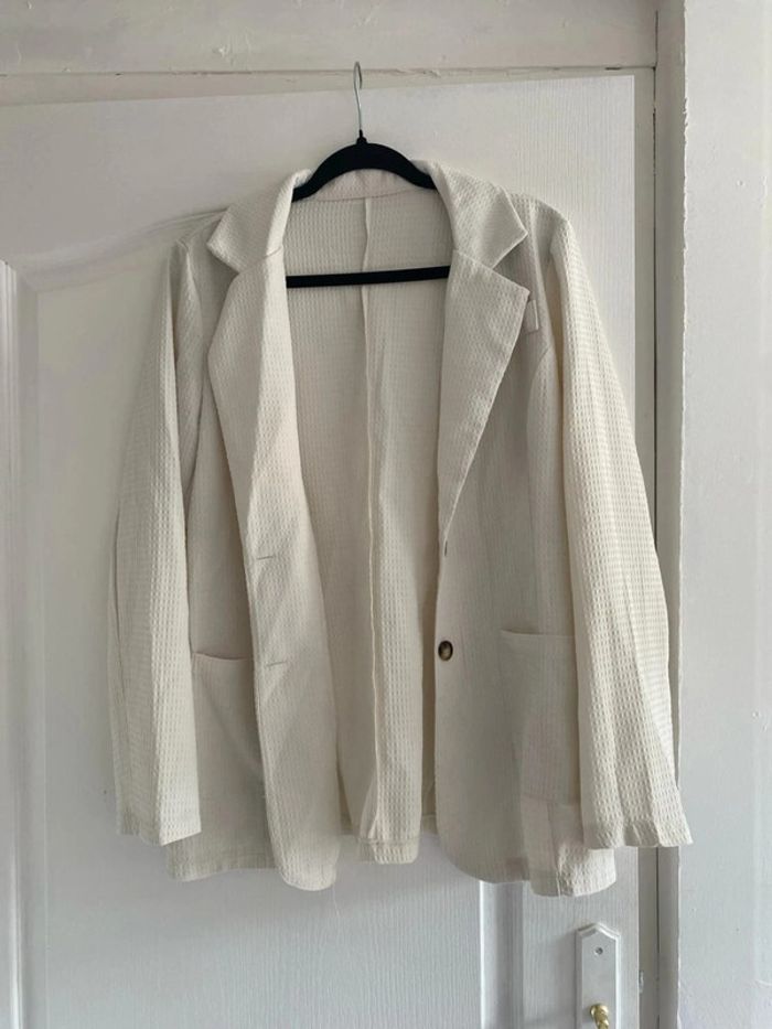 Blazer blanc crème