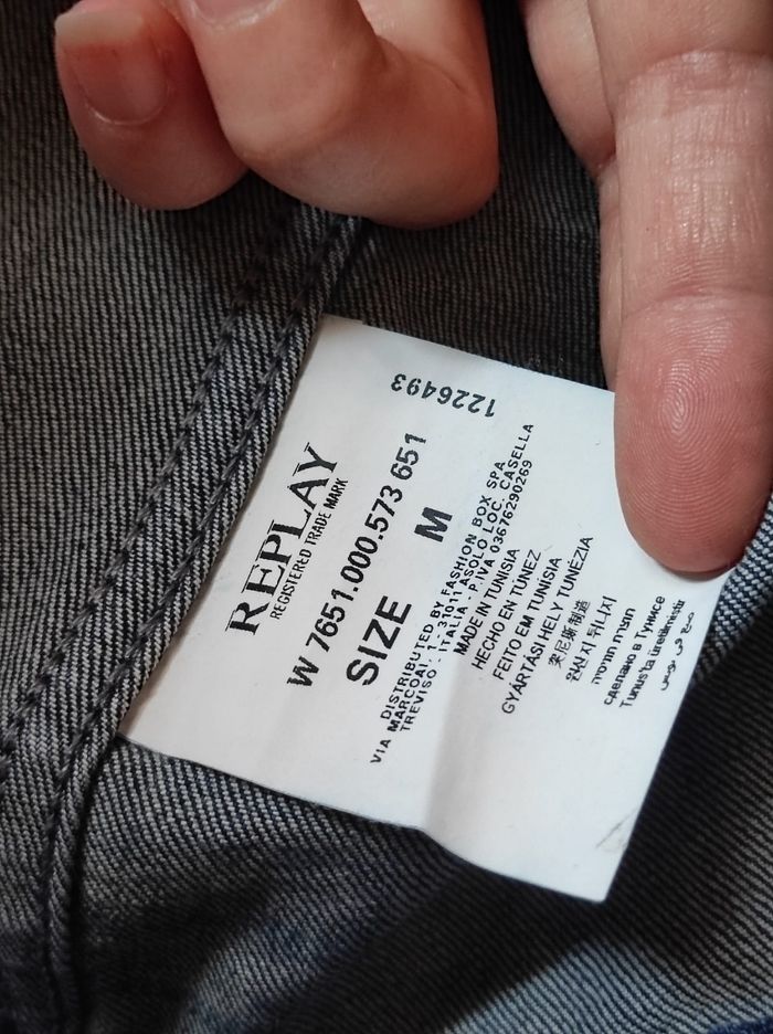 Veste en jeans taille M - photo numéro 5
