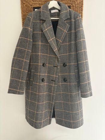 Manteau à carreaux Camaïeu taille 42