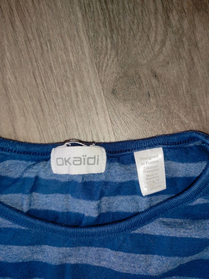 Tee-shirt tunique Okaïdi fille 12 ans - photo numéro 3