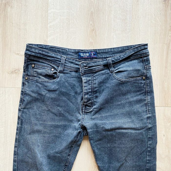 Giani Fashion 5 Slim Fit Jeans Noir Exclusive Collection Homme Urban Chic Style (Taille 41/42) - photo numéro 6