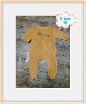 Joli pyjamas grenouillère garçon 6 mois 68cm