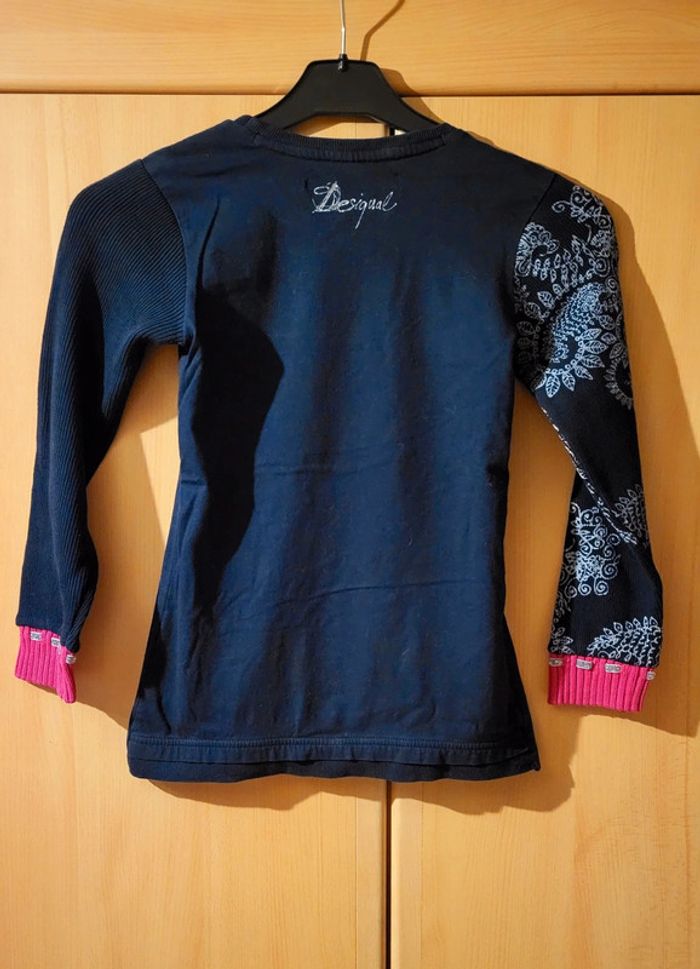 🟣 9 / 10 ans Pull Desigual Coeur 🟣 - photo numéro 6