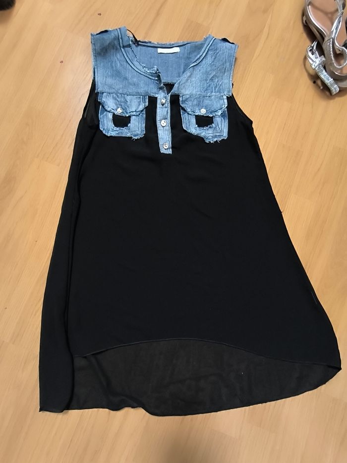 Haut long effet jean