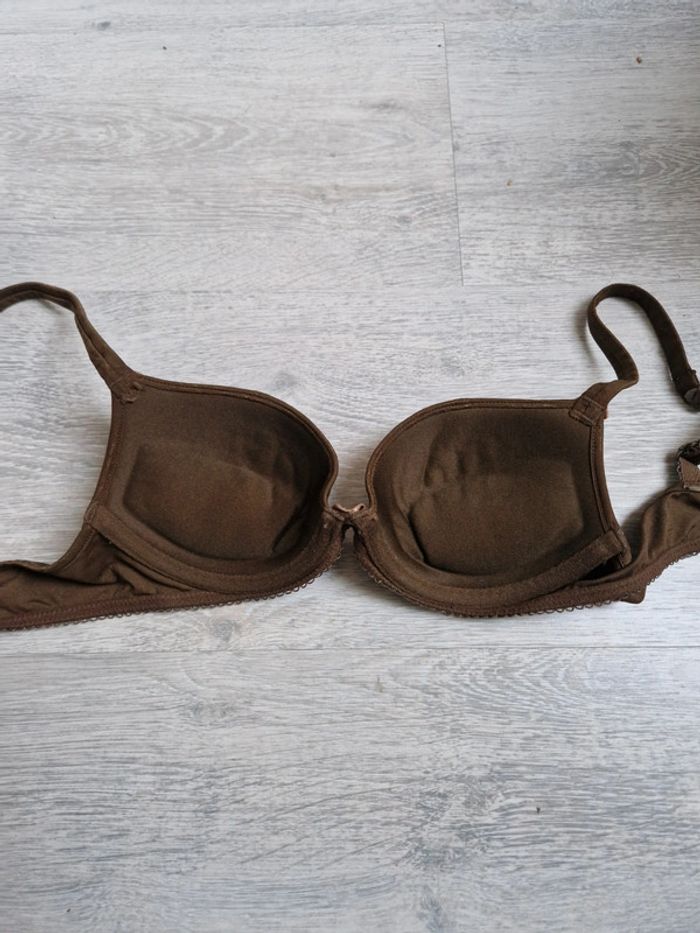 Soutien-gorge Etam push up kaki 85A - photo numéro 3