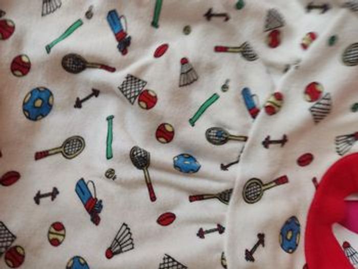 Pyjama bébé 1 mois blanc imprimé - photo numéro 2