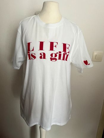 Long t-shirt blanc taille S/M