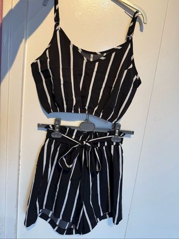 Ensemble été femme rayures